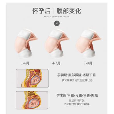 Zahara 孕妇托腹带可调节透气款 产前加宽托腹支撑带 